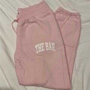 The Bar Kids Light Pink Joggers
